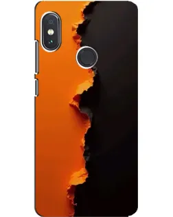 Чехол для Xiaomi Redmi Note 5 с картинкой «Оранжевый разлом» Чехол для Xiaomi Redmi Note 5 с картинкой «Оранжевый разлом»