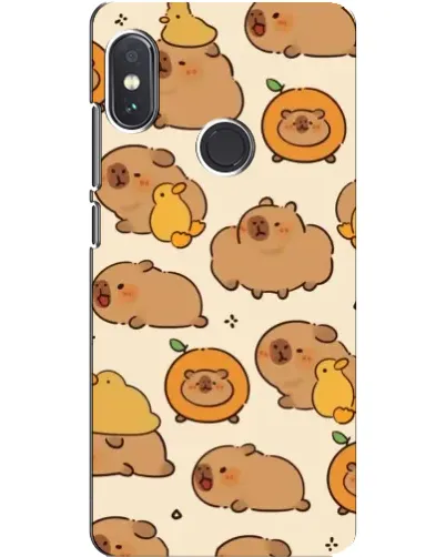 Чехол для Xiaomi Redmi Note 5 с картинкой «Капибары с апельсинами» Чехол для Xiaomi Redmi Note 5 с картинкой «Капибары с апельсинами»