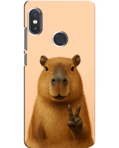 Чехол для Xiaomi Redmi Note 5 с картинкой «Капибара виктория» Чехол для Xiaomi Redmi Note 5 с картинкой «Капибара виктория»