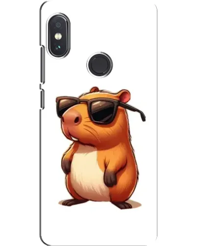 Чехол для Xiaomi Redmi Note 5 с картинкой «Капибара в очках» Чехол для Xiaomi Redmi Note 5 с картинкой «Капибара в очках»