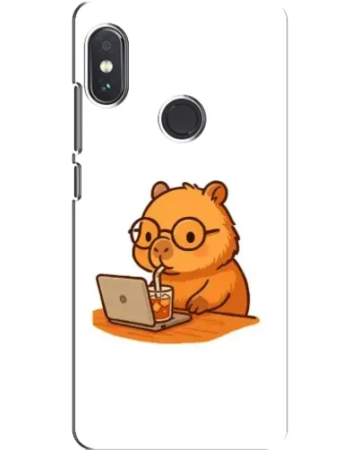 Чехол для Xiaomi Redmi Note 5 с картинкой «Капибара с ноутбуком» Чехол для Xiaomi Redmi Note 5 с картинкой «Капибара с ноутбуком»