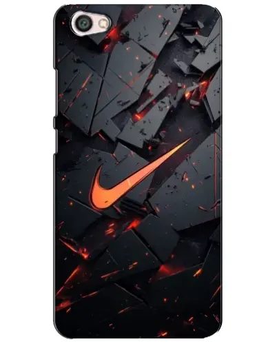 Чехол для Xiaomi Redmi Note 5A с картинкой «Nike — эффект разломов»