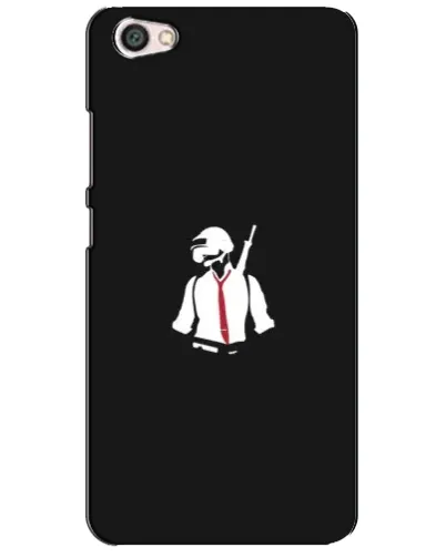 Чехол для Xiaomi Redmi Note 5A с картинкой «PUBG — силуэт воина»