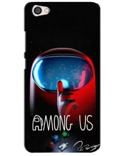 Чехол для Xiaomi Redmi Note 5A с картинкой «Красный импостер — макро»