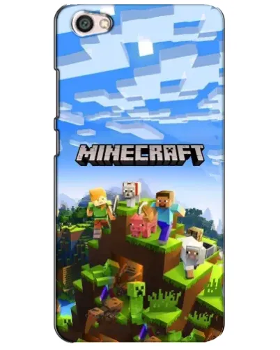 Чехол для Xiaomi Redmi Note 5A с картинкой «Minecraft классический мир»