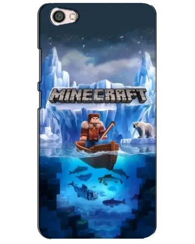 Чехол для Xiaomi Redmi Note 5A с картинкой «Minecraft ледяной мир»