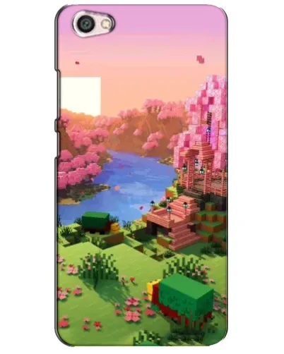 Чехол для Xiaomi Redmi Note 5A с картинкой «Розовое дерево Minecraft»
