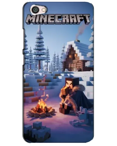 Чехол для Xiaomi Redmi Note 5A с картинкой «Зимний Minecraft»