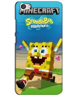 Чехол для Xiaomi Redmi Note 5A с картинкой «Губка Боб Minecraft»