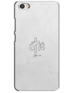 Чехол для Xiaomi Redmi Note 5A с картинкой «Иоанна 3:16 Крест»
