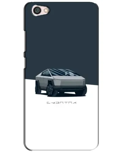 Чехол для Xiaomi Redmi Note 5A с картинкой «Серебристый Cybertruck Tesla»