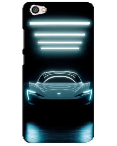 Чехол для Xiaomi Redmi Note 5A с картинкой «Tesla в неоне»