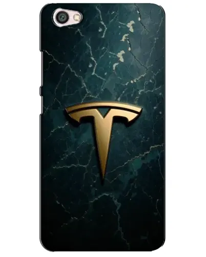 Чехол для Xiaomi Redmi Note 5A с картинкой «Мраморная Tesla Gold»