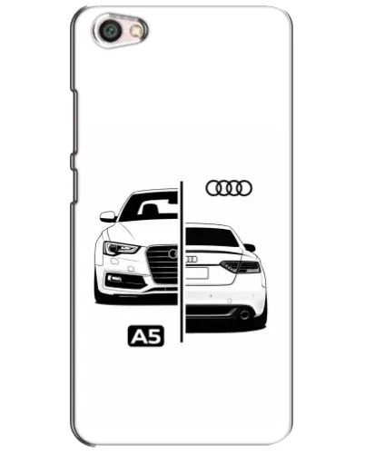 Чехол для Xiaomi Redmi Note 5A с картинкой «Audi — контрастный дизайн»