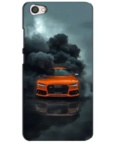 Чехол для Xiaomi Redmi Note 5A с картинкой «Audi в облаках дыма»