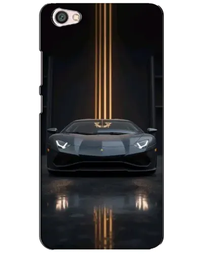Чехол для Xiaomi Redmi Note 5A с картинкой «Lamborghini золотые линии»