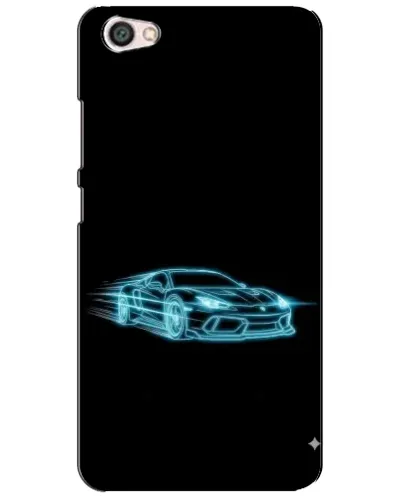 Чехол для Xiaomi Redmi Note 5A с картинкой «Неоновый контур Lamborghini»