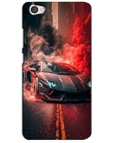 Чехол для Xiaomi Redmi Note 5A с картинкой «Lamborghini красный дым»