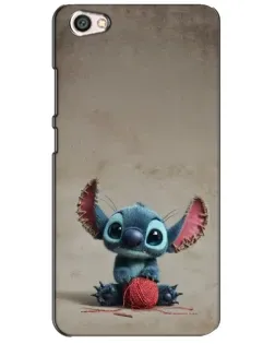 Чехол для Xiaomi Redmi Note 5A с картинкой «Стич на коричневом фоне»