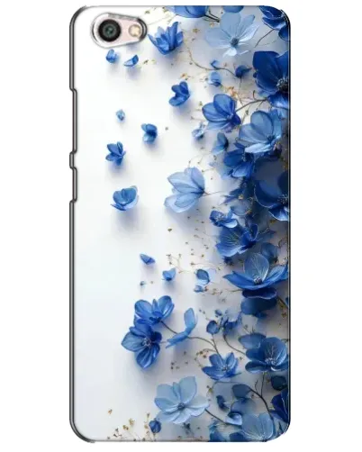 Чехол для Xiaomi Redmi Note 5A с картинкой «Голубой цветочный каскад»