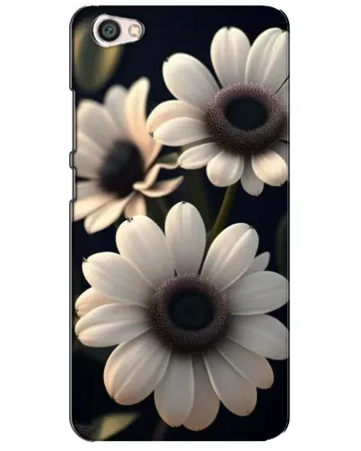 Чехол для Xiaomi Redmi Note 5A с картинкой «Белые маргаритки макро»