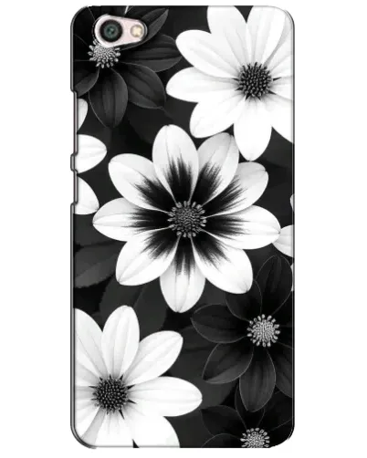 Чехол для Xiaomi Redmi Note 5A с картинкой «Монохромные астры»