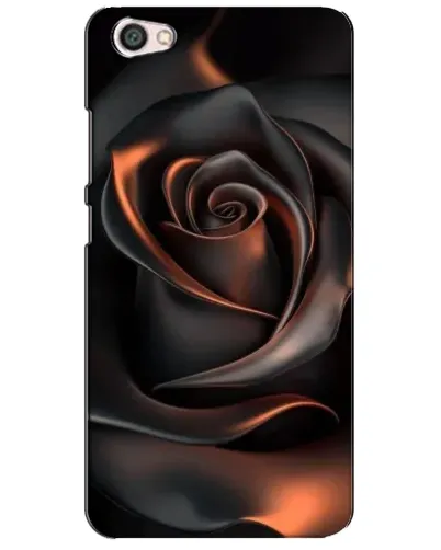 Чехол для Xiaomi Redmi Note 5A с картинкой «Шелковая черная роза»