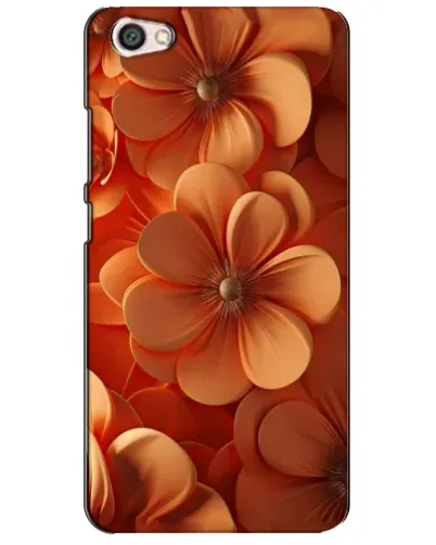 Чехол для Xiaomi Redmi Note 5A с картинкой «Оранжевый макро цветок»