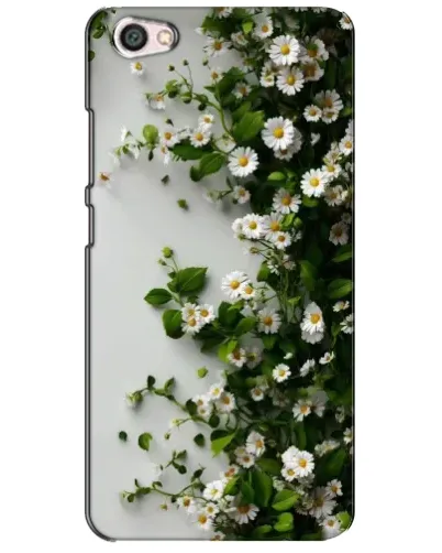 Чехол для Xiaomi Redmi Note 5A с картинкой «Ветка мелких белых цветов»