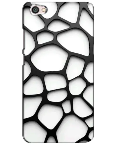 Чехол для Xiaomi Redmi Note 5A с картинкой «Белая объемная сетка»