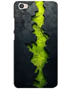 Чехол для Xiaomi Redmi Note 5A с картинкой «Салатовый разлом скалы»