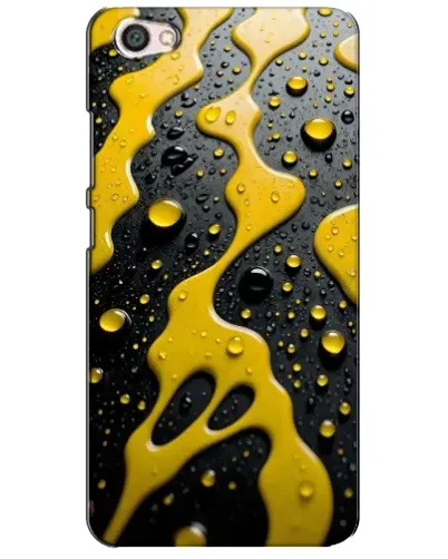 Чехол для Xiaomi Redmi Note 5A с картинкой «Жидкое желтое золото»