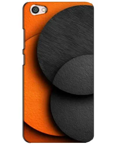 Чехол для Xiaomi Redmi Note 5A с картинкой «Геометрия оранжевых кругов»