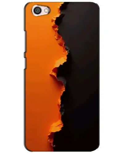 Чехол для Xiaomi Redmi Note 5A с картинкой «Оранжевый разлом»