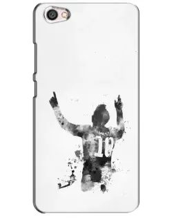 Чехол для Xiaomi Redmi Note 5A с картинкой «Черно-белый силуэт Месси» Чехол для Xiaomi Redmi Note 5A с картинкой «Черно-белый силуэт Месси»