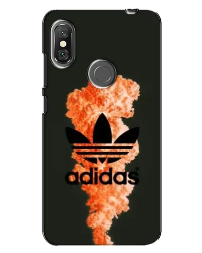 Чехол для Xiaomi Redmi Note 6 Pro с картинкой «Оранжевый дым Adidas» Чехол для Xiaomi Redmi Note 6 Pro с картинкой «Оранжевый дым Adidas»