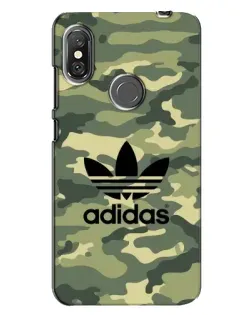 Чехол для Xiaomi Redmi Note 6 Pro с картинкой «Милитари стиль Adidas» Чехол для Xiaomi Redmi Note 6 Pro с картинкой «Милитари стиль Adidas»