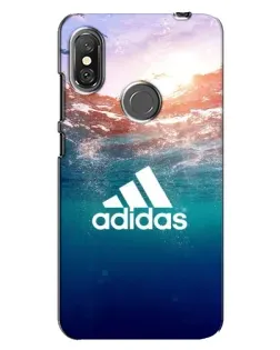 Чехол для Xiaomi Redmi Note 6 Pro с картинкой «Океанская глубина адидас» Чехол для Xiaomi Redmi Note 6 Pro с картинкой «Океанская глубина адидас»