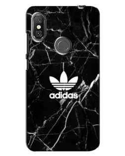 Чехол для Xiaomi Redmi Note 6 Pro с картинкой «Белый мрамор Adidas» Чехол для Xiaomi Redmi Note 6 Pro с картинкой «Белый мрамор Adidas»