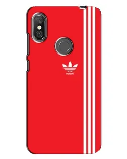 Чехол для Xiaomi Redmi Note 6 Pro с картинкой «Красный минимализм Adidas» Чехол для Xiaomi Redmi Note 6 Pro с картинкой «Красный минимализм Adidas»