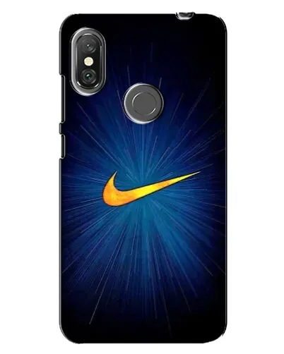 Чехол для Xiaomi Redmi Note 6 Pro с картинкой «Синий пульс Nike» Чехол для Xiaomi Redmi Note 6 Pro с картинкой «Синий пульс Nike»