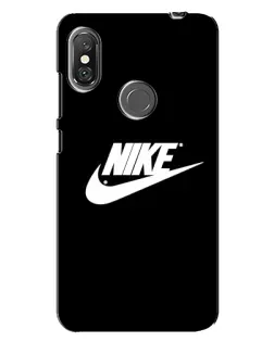 Чехол для Xiaomi Redmi Note 6 Pro с картинкой «Мазки краски Nike»