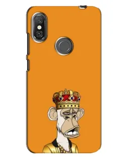 Чехол для Xiaomi Redmi Note 6 Pro с картинкой «Золотая обезьяна Bored Ape» Чехол для Xiaomi Redmi Note 6 Pro с картинкой «Золотая обезьяна Bored Ape»