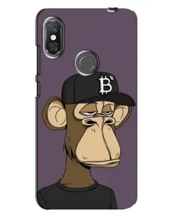 Чехол для Xiaomi Redmi Note 6 Pro с картинкой «Bored Ape в кепке» Чехол для Xiaomi Redmi Note 6 Pro с картинкой «Bored Ape в кепке»