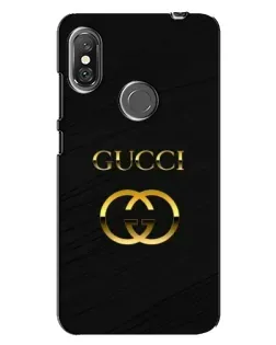 Чехол для Xiaomi Redmi Note 6 Pro с картинкой «Золотой логотип Gucci» Чехол для Xiaomi Redmi Note 6 Pro с картинкой «Золотой логотип Gucci»