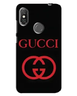 Чехол для Xiaomi Redmi Note 6 Pro с картинкой «Gucci — красный логотип» Чехол для Xiaomi Redmi Note 6 Pro с картинкой «Gucci — красный логотип»