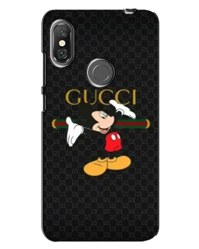 Чехол для Xiaomi Redmi Note 6 Pro с картинкой «Микки Маус Gucci» Чехол для Xiaomi Redmi Note 6 Pro с картинкой «Микки Маус Gucci»