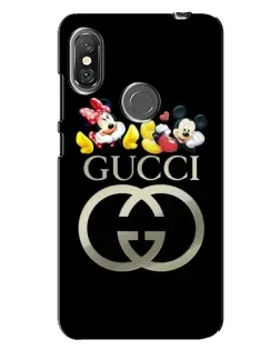 Чехол для Xiaomi Redmi Note 6 Pro с картинкой «Gucci — герои Disney» Чехол для Xiaomi Redmi Note 6 Pro с картинкой «Gucci — герои Disney»