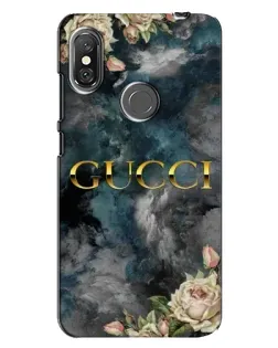 Чехол для Xiaomi Redmi Note 6 Pro с картинкой «Абстрактные цветы Gucci» Чехол для Xiaomi Redmi Note 6 Pro с картинкой «Абстрактные цветы Gucci»