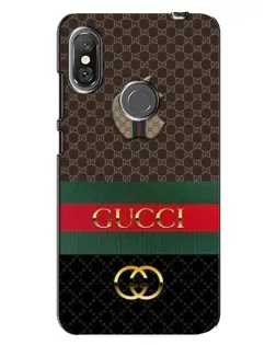 Чехол для Xiaomi Redmi Note 6 Pro с картинкой «Gucci — брендированный десерт» Чехол для Xiaomi Redmi Note 6 Pro с картинкой «Gucci — брендированный десерт»